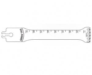 Brasseler USA Large Bone Sagittal Saw Blades - Large Bone Sagittal Saw Blade, 90 x 21 mm, 0.99 mm Thick - BR1-2190-39F