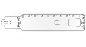 Brasseler USA Large Bone Oscillating Saw Blades - Large Bone Oscillating Saw Blade, Surgical, 100 x 25 mm - BR1-25100-50