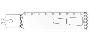 Brasseler USA Large Bone Oscillating Saw Blades - Large Bone Oscillating Saw Blade, Surgical, 90 x 25 mm - BR1-2590-47