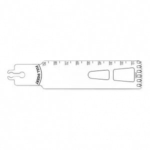 Brasseler USA Large Bone Oscillating Saw Blades - Large Bone Oscillating Saw Blade, Surgical, 90 x 25 mm - BR1-2590-54