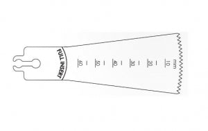 Brasseler USA Large Bone Sagittal Saw Blades - Large Bone Sagittal Saw Blade, Surgical, 60 x 34.5 mm - BR2108-107-9