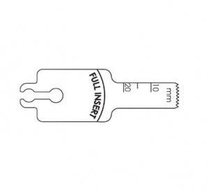 Brasseler USA Large Bone Sagittal Saw Blades - Large Bone Sagittal Saw Blade, 20 x 9 mm, 0.79 mm Thick - BR2108-145