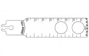 Brasseler USA Large Bone Sagittal Saw Blades - Large Bone Sagittal Saw Blade, 80 x 25 mm, 1.04 mm Thick - BR2108-193