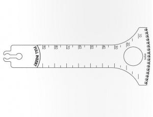 Brasseler USA Large Bone Sagittal Saw Blades - Large Bone Sagittal Saw Blade, 90 x 48.5 mm, 0.99 mm Thick - BR2108-195