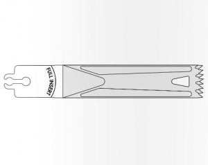 Brasseler USA Large Bone Sagittal Saw Blades - Large Bone Sagittal Saw Blade, 86 x 19.5 mm, Chromium Coating - BR5072-101