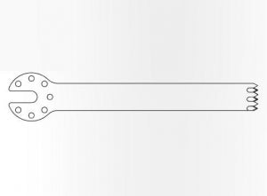 Brasseler USA Small Bone Saw Blades and Rasps - Small Bone Saw Blade, 90 x 12.5 mm - K0-1290-47