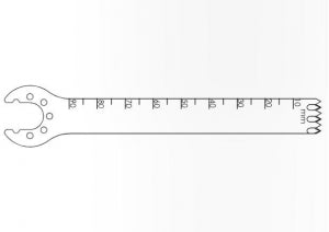 Brasseler USA Large Bone Oscillating Saw Blades - Large Bone Oscillating Saw Blade, 90 x 12.5 mm, 1.19 mm Thick - K5-1290-47