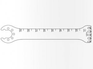 Brasseler USA Large Bone Oscillating Saw Blades - Large Bone Oscillating Saw Blade, 90 x 21 mm, 0.99 mm Thick - K5-2190-39F