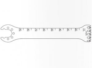 Brasseler USA Large Bone Oscillating Saw Blades - Large Bone Oscillating Saw Blade, 90 x 21 mm, 1.19 mm Thick - K5-2190-47F