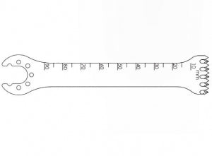 Brasseler USA Large Bone Oscillating Saw Blades - Large Bone Oscillating Saw Blade, 90 x 21 mm, 1.27 mm Thick - K5-2190-50F