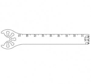 Brasseler USA Large Bone Oscillating Saw Blades - Large Bone Oscillating Saw Blade, 90 x 12.5 mm, 1.27 mm Thick - K7-1290-50