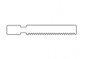 Brasseler Large Bone Reciprocating Saw Blades - Large Bone Reciprocating Saw Blade, Surgical, Sternum, 32 x 6.4 mm - KM-278N