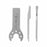 Brasseler USA Medical Sagittal Small Bone Blades - Sagittal Saw Blade, 9.5 mm x 25.5 mm - KM-3101