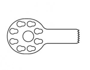 Brasseler USA Sternum Saw Blades - Sternum Saw Blade, Surgical, Reciprocating, 54.0 x 9.9 mm - KM-31