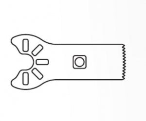 Brasseler Small Bone Sagittal Saw Blades - Sagittal Bone Saw Blade, Size S, 10 mm x 9 mm - KM33-101