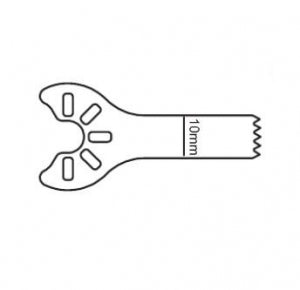 Brasseler USA Small Bone Saw Blades and Rasps - Small Bone Saw Blade, 18.0 x 5.5 mm - KM33-212