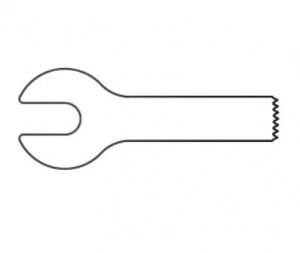 Brasseler USA Small Bone Saw Blades and Rasps - Small Bone Saw Blade, 20.5 x 5.5 mm - KM-412S