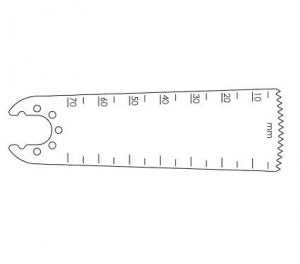 Brasseler USA Small Bone Saw Blades and Rasps - Small Bone Saw Blade, 70.0 x 27.0 mm - KM519-21