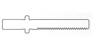 Brasseler USA Sternum Saw Blades - Sternum Saw Blade, Surgical, 32.0 x 6.4 mm - KM-97