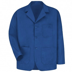 Vf Workwear-Div / Vf Imagewear (W) Men's Lapel Three-Button Coats - Men's 3-Button Lapel Counter Coat, Royal Blue, Size 3XL - KP10RB3XL