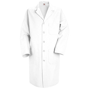 Vf Workwear-Div / Vf Imagewear (W) Men's Lab Coat - Red Kap Men's 80% Polyester/20% Combed Cotton Lab Coat, White, Size 70 - KP14WH70