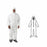 Kappler ProVent 10, 000 Coveralls - ProVent Coveralls, Hazard, General, White, Size L - MNH36