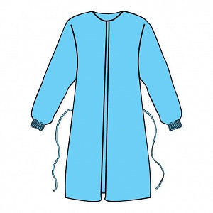 Kappler Provent Plus Coveralls - Provent Plus Wraparound Gown, Blue, Size 3XL - PPN101BU3XL