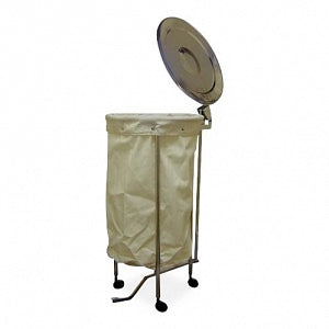 Techno-Aide MRI Hamper with Lid and Foot Pedal - Hamper with Foot-Operated Lid - MBH-18FL