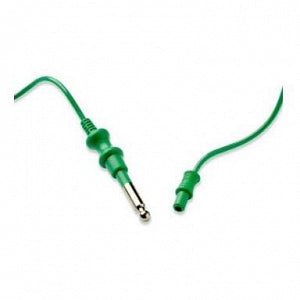 Kirwan Surgical Products Monopolar Endoscopic Cords - Sterile Disposable Monopolar Endoscopic Cord with Extended Straight Kirwan Plug, Green, 10' - 30-1201L