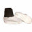 Keystone Adjustable Cap Laminated Polypropylene Shoe Covers - Laminated Polypropylene Shoe Cover, Nonskid, Aqueous Sole, White, Size M - SC-NWPI-AQ-MED