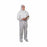 Keystone White Heavyweight Poly Disposable Coveralls - Polypropylene Coverall, Hood, Boots, Elastic Wrist, White, Size 3XL - CVL-NW-B-3XL-WHITE