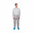 Keystone Adjustable Cap Corp Polypropylene Coveralls with Elastic Wrists and Ankles - Polypro Coverall, White, Elastic Wrist and Ankle, 2XL - CVL-NW-E-2X