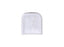 Key Surgical Flat Caps - Protect-A-Cap Protector with Slits, Clear, 1" x 1" - 3-04-09