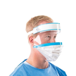 Key Surgical Inc Tyvek Face Shields - Tyvek Face Shield, 5" x 13", Single-Use - 4509