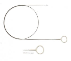 Key Surgical Premium Scope Cleaning Brush - SPRING COIL, BEADED TIP, LOOP HANDLE, 95 CM - BR-3702