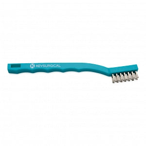 Key Surgical Inc. Channel Cleaning Brushes - Cleaning Channel Brush, Toothbrush Style, 3 Rows, 7" - S-2300-50