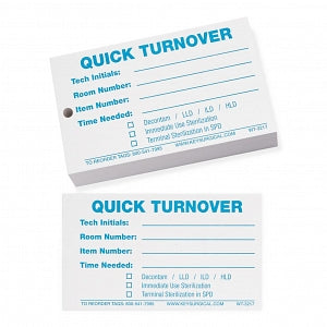 Key Surgical Write-On Tags - TAG, WRITE-ON, QUICK, TURNOVER, 3X5IN, BLUE - WT-3217