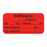 Anesthesia Label, With Experation Date, Time, And Initial, Paper, Permanent, "Norcuron Mg/Ml", 1" Core, 1-1/2" X 3/4", Fl. Red, 500 Per Roll