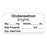 Anesthesia Label, With Experation Date, Time, And Initial, Paper, Permanent, "Ondansetron 2 Mg/Ml", 1" Core, 1-1/2" X 3/4", White, 500 Per Roll