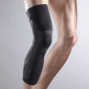 La Pointique Int'l Knee Sleeves - Black Knee Sleeve, Size L - L272-44