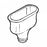 Labconco Corp Oval Polypropylene Cupsinks - SINK, OVAL CUP - 4005200