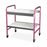 Labconco Laboratory Portable Table Cart - CART, PORTABLE, TABLE, PINK, BCA - 8025000PNK