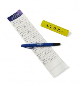 Medline Sterile Blank Surgical Labels - Blank Labels, 10/Sheet with Skin / Utility Marker, Gold - LBLBLANKGSM