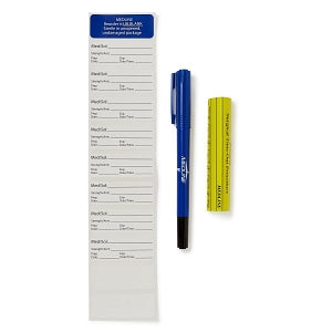 Medline Sterile Blank Surgical Labels - Blank Labels, 10/Sheet with Skin / Utility Marker, Gold - LBLBLANKGSM