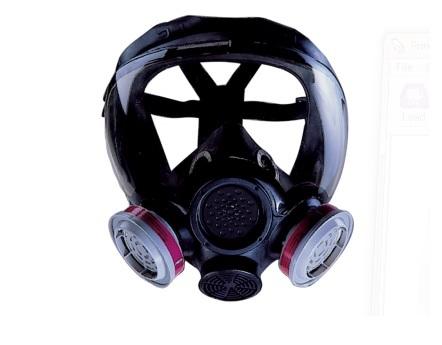 Advantage 1000 Full-Face Respirator by Mine Safety Appliances