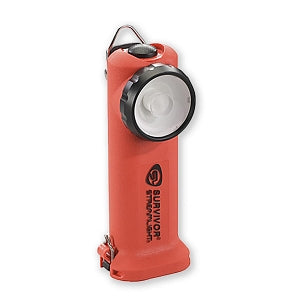 Streamlight Inc SURVIVOR Right-Angle Safety-Rated Firefighter's Flashlight - Survivor LED Flashlight with Charger, Orange - 90503SL