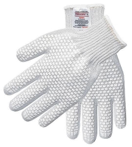 MCR Safety Steelcore Gloves with PVC Blocks - Cut-Resistant Steelcore Glove with PVC Blocks, Size S - 9382SMG