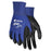 MCR Safety Ninja Lite PU Coated Gloves - Ninja Lite Coated Glove, Blue Nylon Shell, Black Polyurethane Palm, Size L - N9696LMG