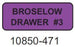 Laguna Coast Broselow Drawer Labels - Broselow Drawer Label, #3, Purple - 10850-471