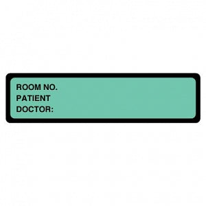 Laguna Coast Associati Nursing Labels - Aqua Printed Nursing Chart Label - DR3251